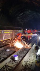 safety fences protect railroad workers