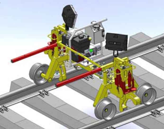Track innovation for railway equipment