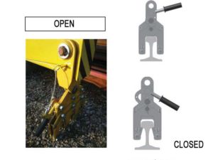 rail liftng beam gripper