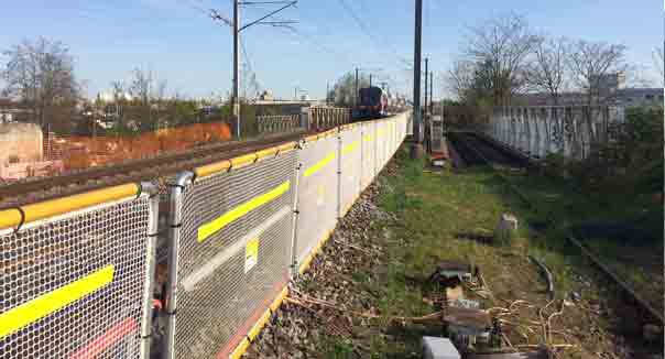barrière chantier maintenance ferroviaire