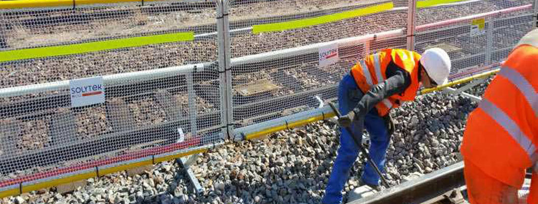 protection travaux barrière entrevoie gare sncf modane