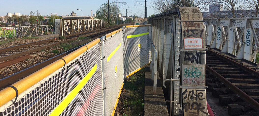 sécurisation personnel d'intervention sur pont ferroviaire